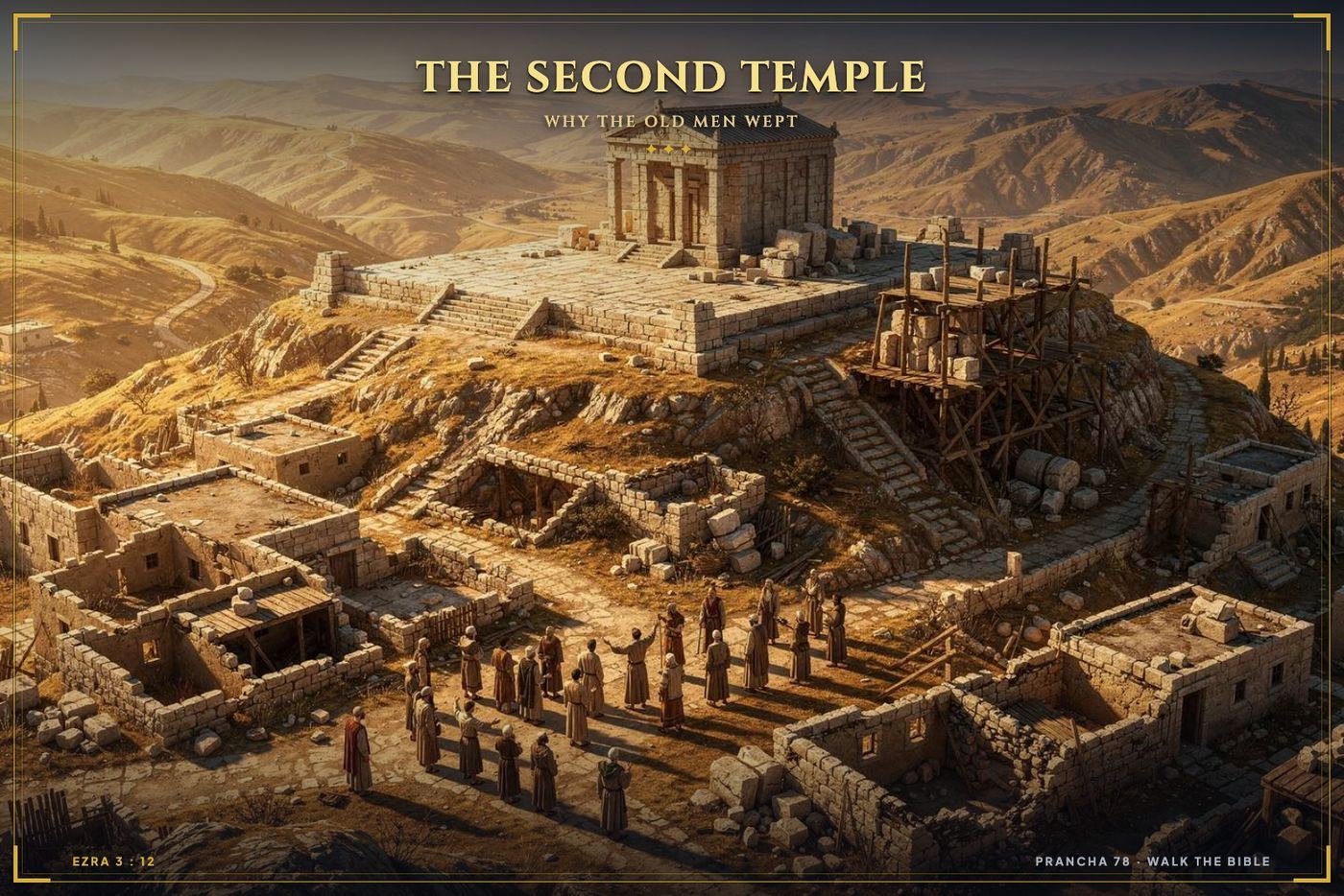The second temple, and why the old men wept